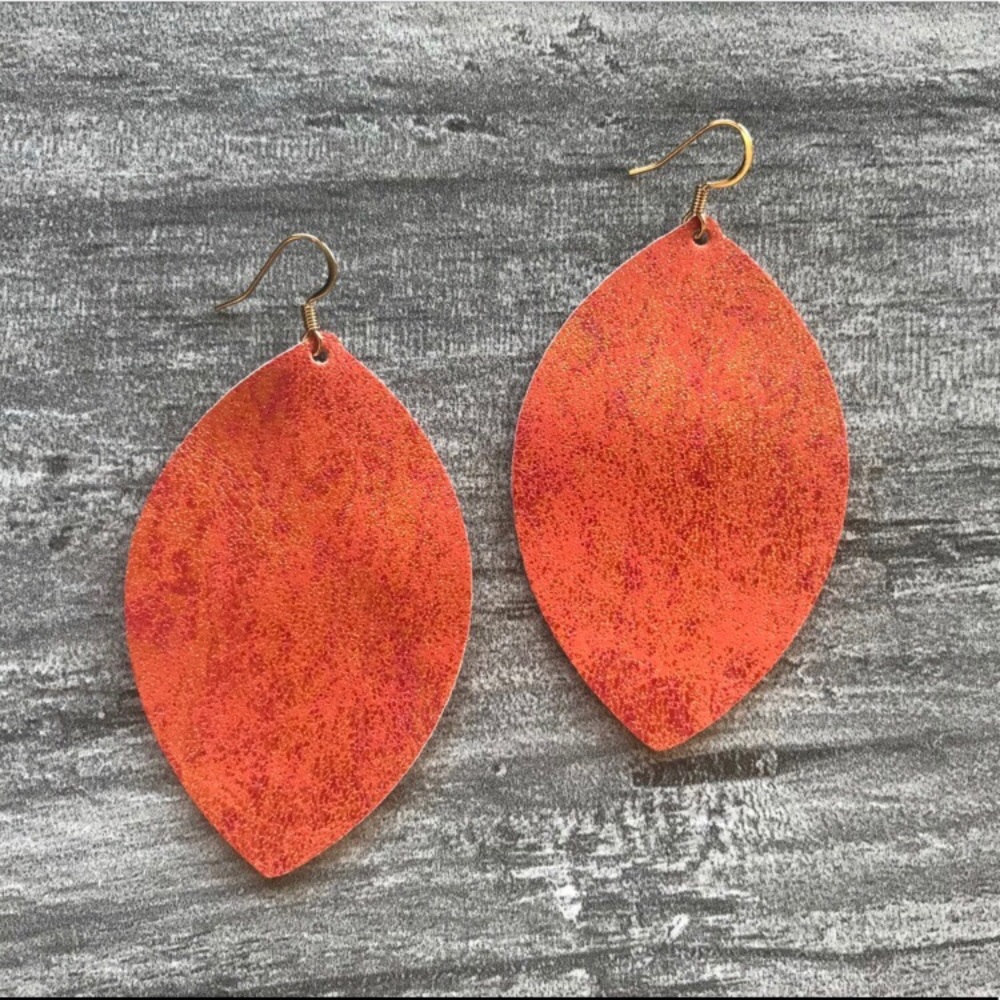 🔵Wide Marquis Handmade Earrings